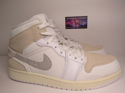 JORDAN 1 MID CRAFT TECH GREY EN CAJA