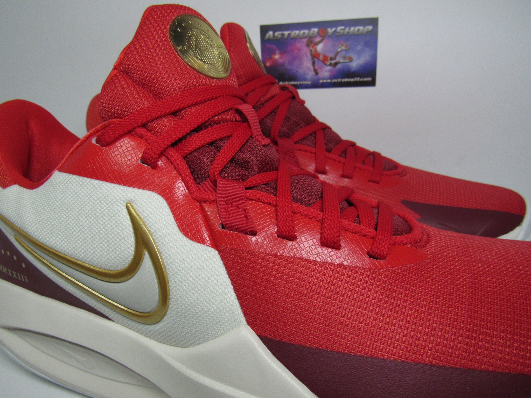 NIKE PRECISION 6 RED GOLD EN CAJA