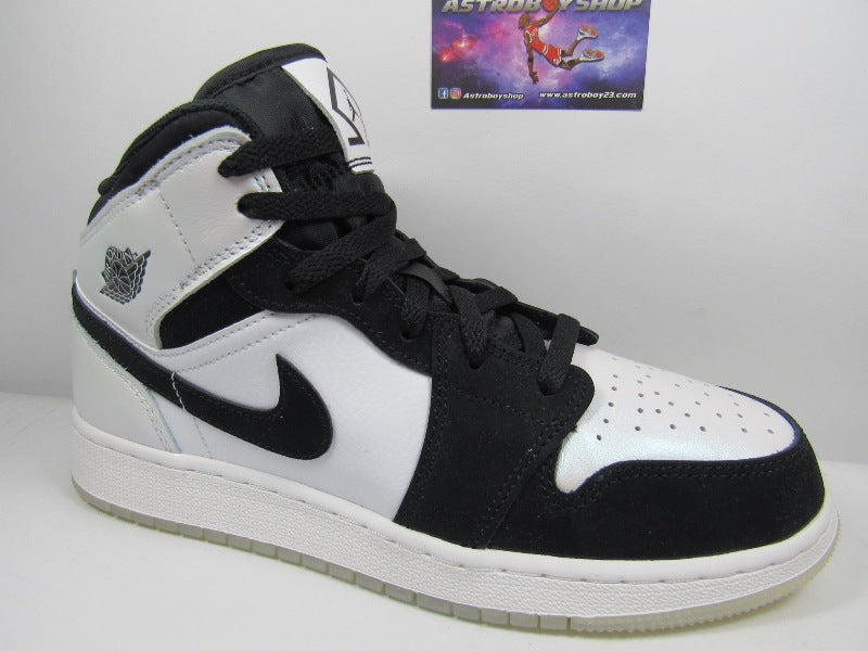 JORDAN 1 MID DIAMOND KIDS EN CAJA