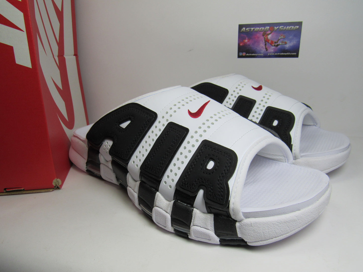 PIPPEN AIR MORE SLIDES WHITE EN CAJA