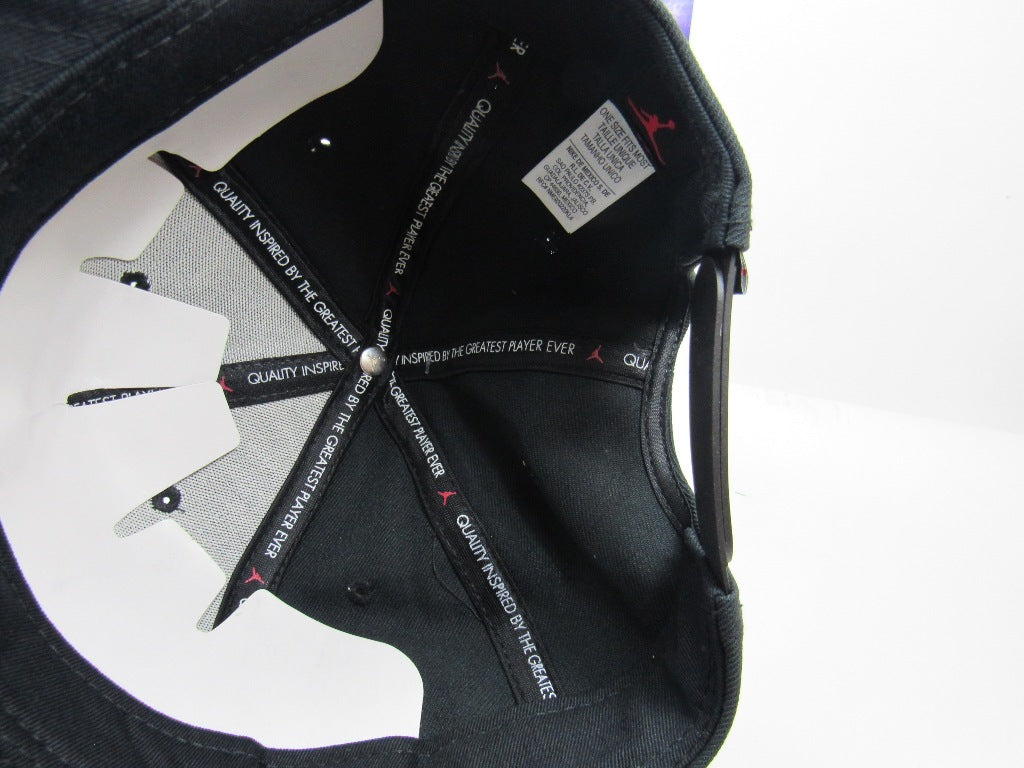 GORRA JORDAN PLANA JUMPMAN BRED 2021 BORDADO GRUESO UNITALLA