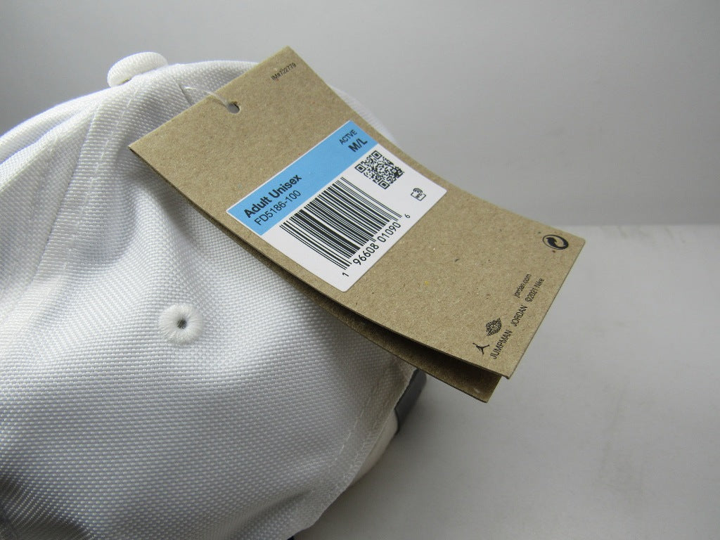 GORRA JORDAN CURVA METAL SILVER WHITE (M/L)