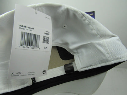 GORRA JORDAN JUMPMAN METAL CURVA WHITE UNITALLA ADULTO