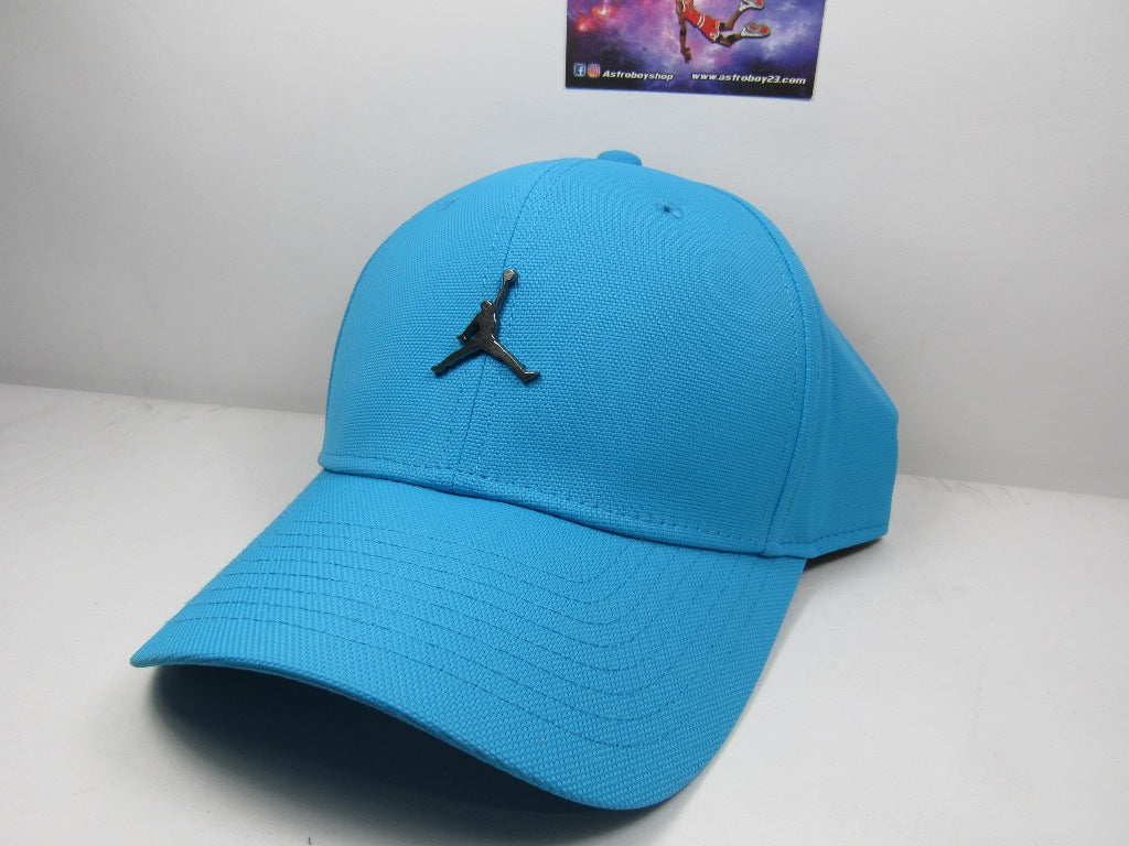 GORRA JORDAN CURVA METAL LOGO "CELESTIAL BLUE" (UNITALLA)