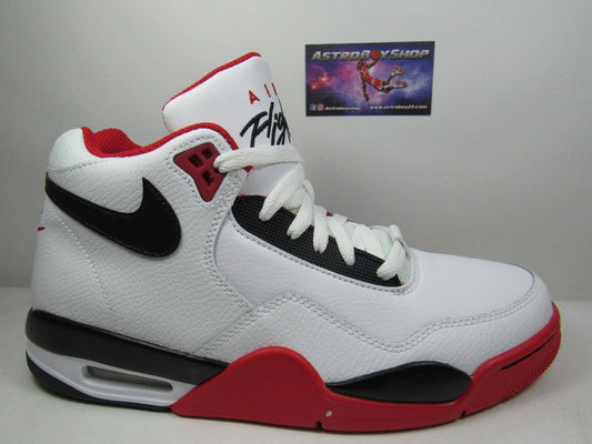 NIKE FLIGHT LEGACY WHITE RED EN CAJA