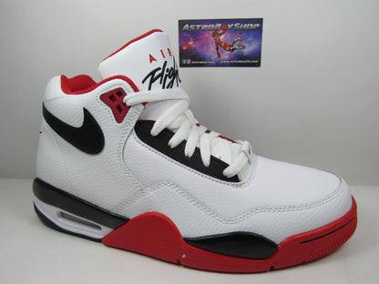 NIKE FLIGHT LEGACY WHITE RED EN CAJA