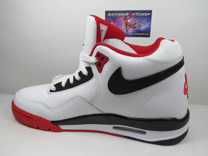 NIKE FLIGHT LEGACY WHITE RED EN CAJA