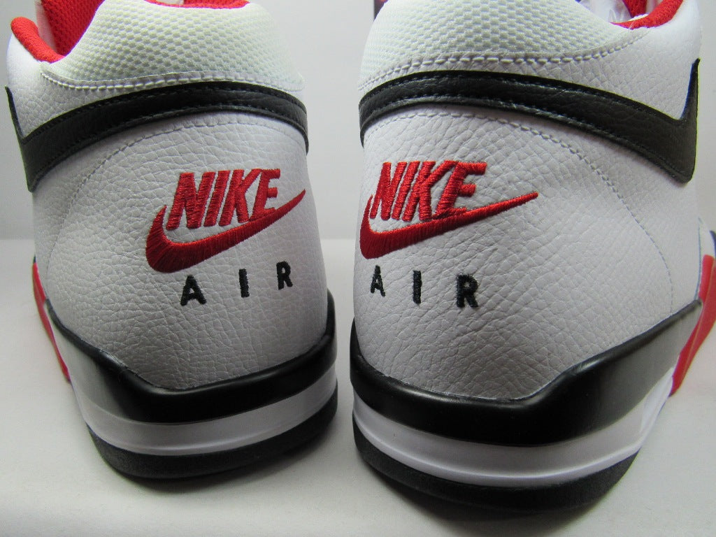 NIKE FLIGHT LEGACY WHITE RED EN CAJA
