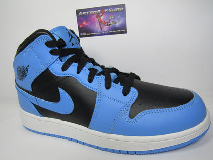 JORDAN 1 MID KIDS "UNC" CAROLINA EN CAJA