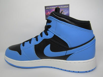 JORDAN 1 MID KIDS "UNC" CAROLINA EN CAJA