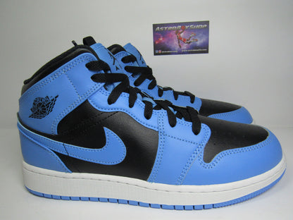JORDAN 1 MID KIDS "UNC" CAROLINA EN CAJA
