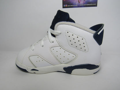 JORDAN 6 PS KIDS MIDNIGHT NAVY EN CAJA (14 Y 15 CM)