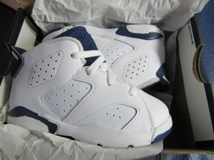 JORDAN 6 PS KIDS MIDNIGHT NAVY EN CAJA (14 Y 15 CM)