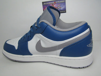 JORDAN 1 LOW TRUE BLUE EN CAJA