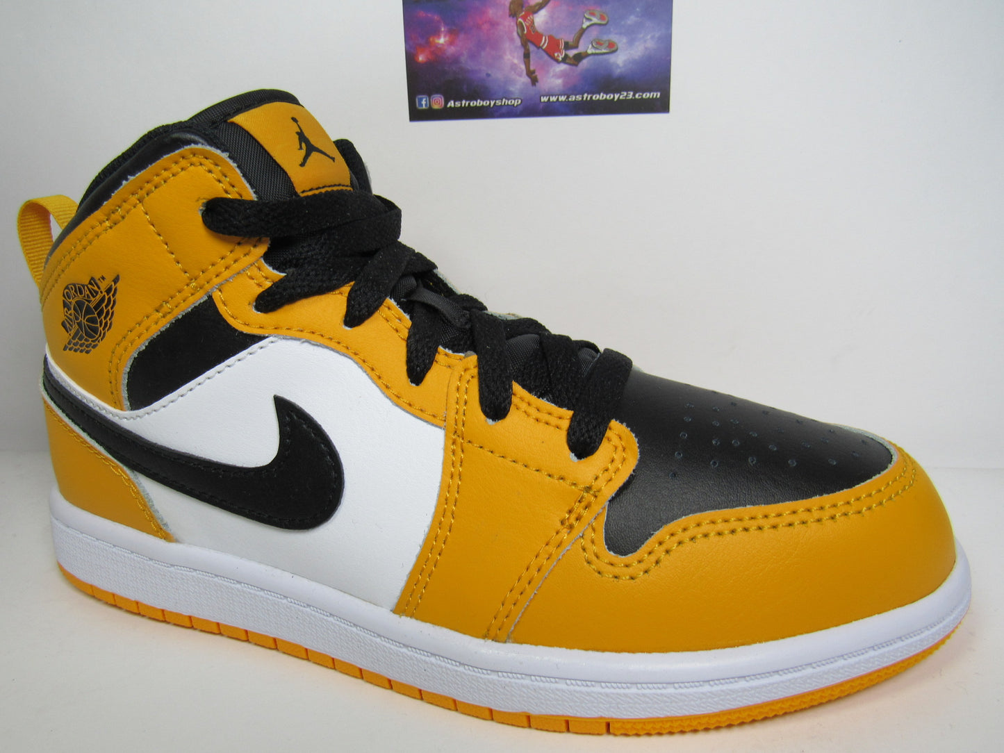 JORDAN 1 MID TAXI PS KIDS EN CAJA (22CM)