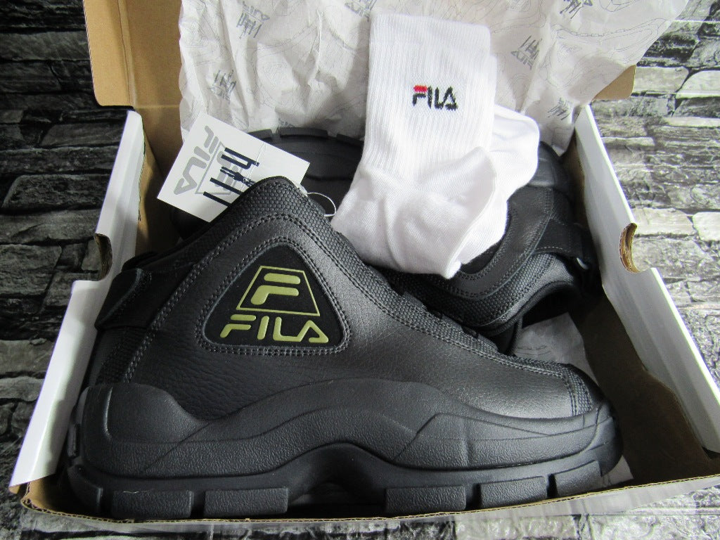 FILA GRANT HILL2 BLACK GOLD EN CAJA