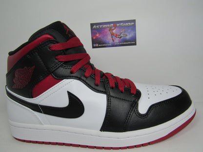 JORDAN 1 MID GYM RED TOE EN CAJA