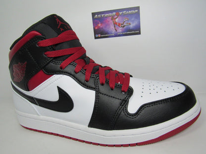 JORDAN 1 MID GYM RED TOE EN CAJA