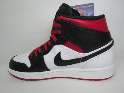 JORDAN 1 MID GYM RED TOE EN CAJA