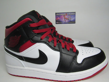 JORDAN 1 MID GYM RED TOE EN CAJA