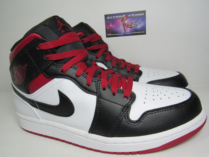 JORDAN 1 MID GYM RED TOE EN CAJA