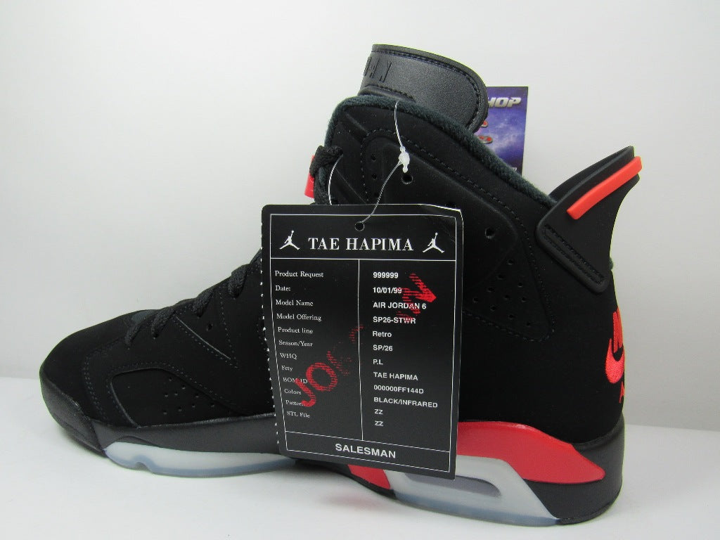 JORDAN 6 INFRARED SALESMAN EN CAJA