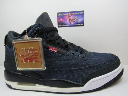 JORDAN 3 X LEVIS INDIGO EN CAJA