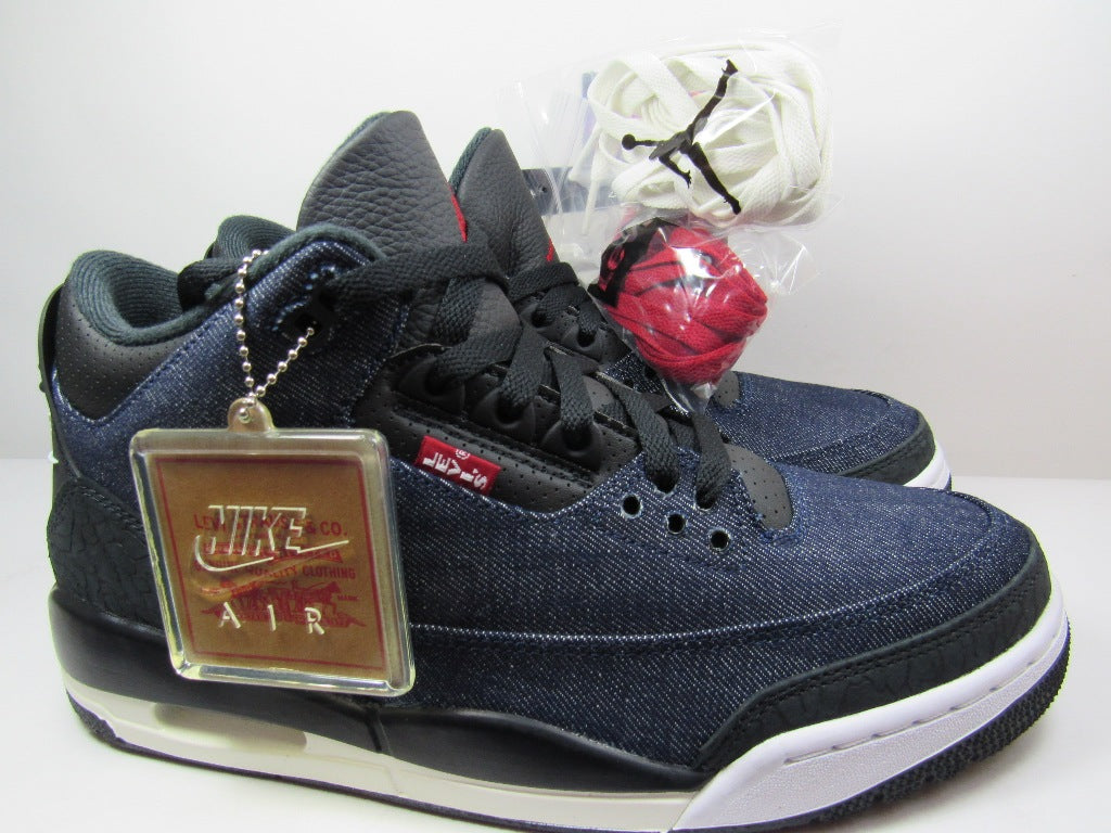 JORDAN 3 X LEVIS INDIGO EN CAJA
