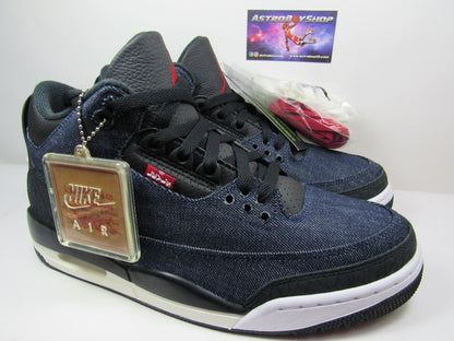 JORDAN 3 X LEVIS INDIGO EN CAJA