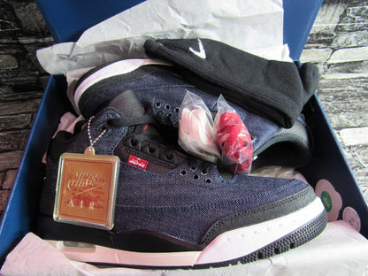 JORDAN 3 X LEVIS INDIGO EN CAJA