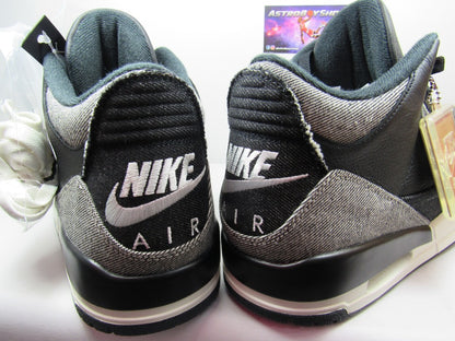 JORDAN 3 X LEVIS BLACK