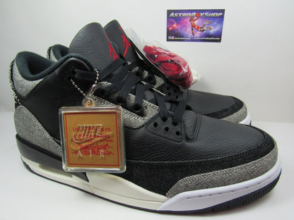 JORDAN 3 X LEVIS BLACK
