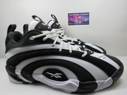 RBK SHAQNOSIS LOW BLACK AND WHITE EN CAJA