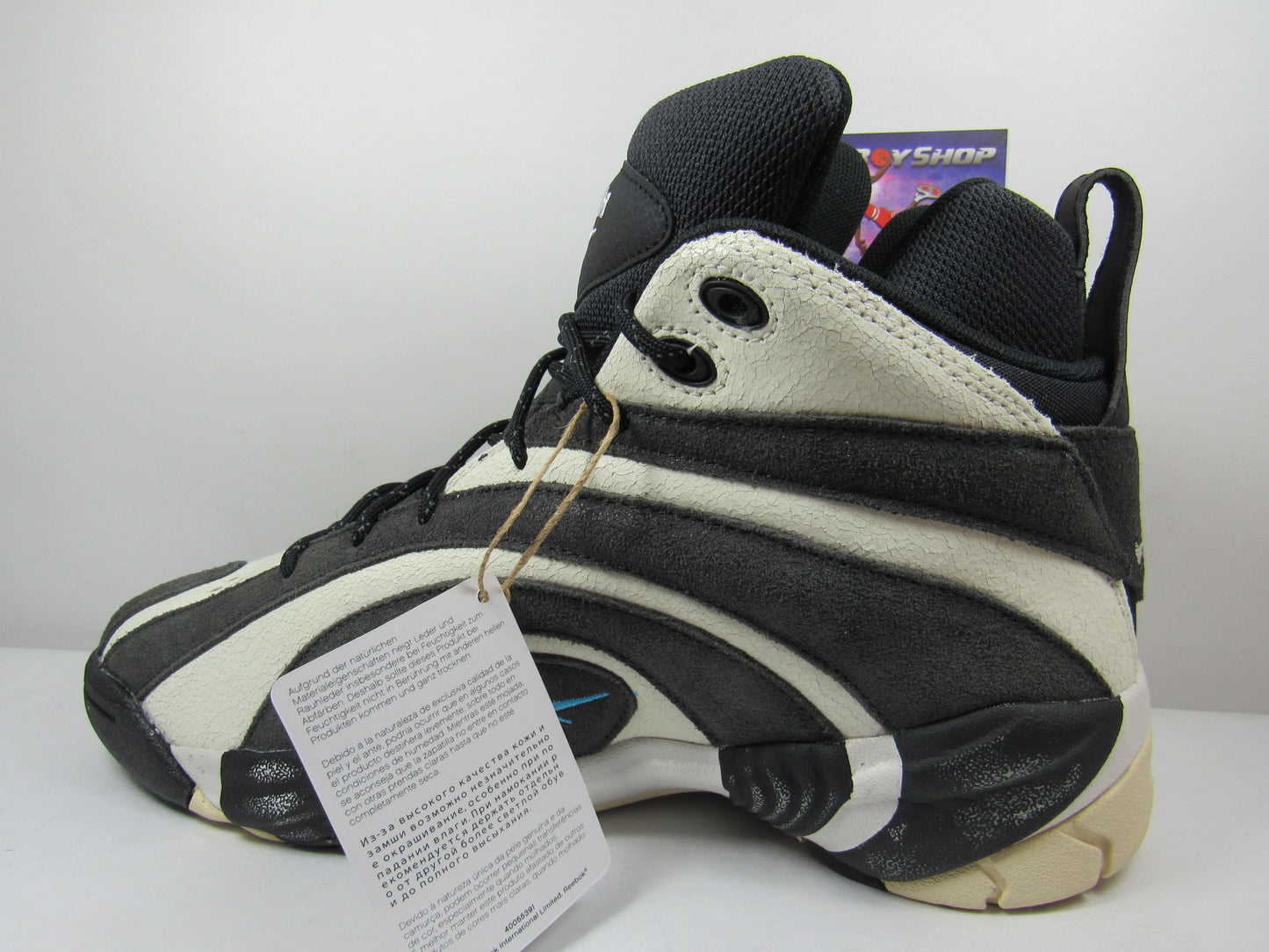 RBK SHAQNOSIS WASHED BLACK EN CAJA CON PULSERA DE REGALO