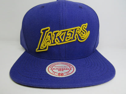 GORRA LAKERS PURPLE MITCHELL AND NESS SNAPBACK