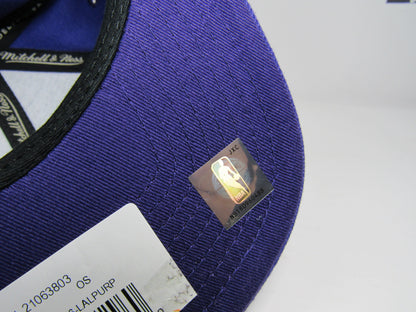 GORRA LAKERS PURPLE MITCHELL AND NESS SNAPBACK