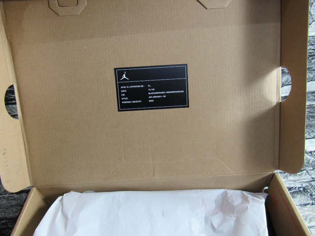 JORDAN 6 INFRARED SALESMAN KIDS EN CAJA
