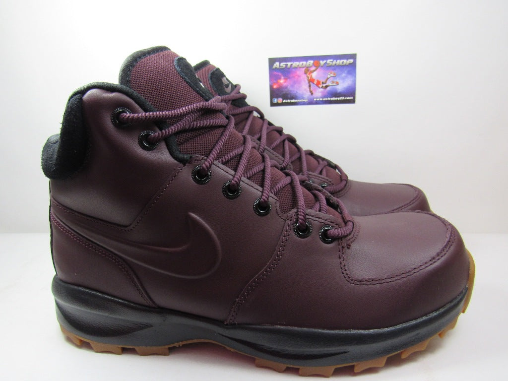 BOTAS NIKE MANOA LEATHER BURGUNDY EN CAJA