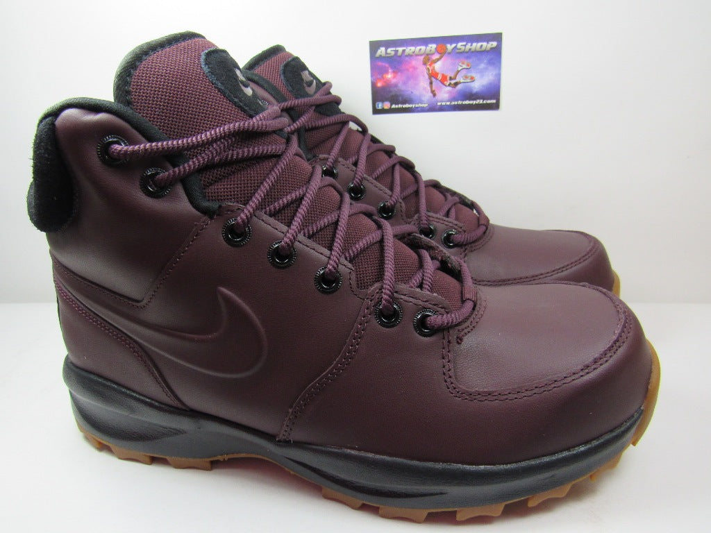 BOTAS NIKE MANOA LEATHER BURGUNDY EN CAJA