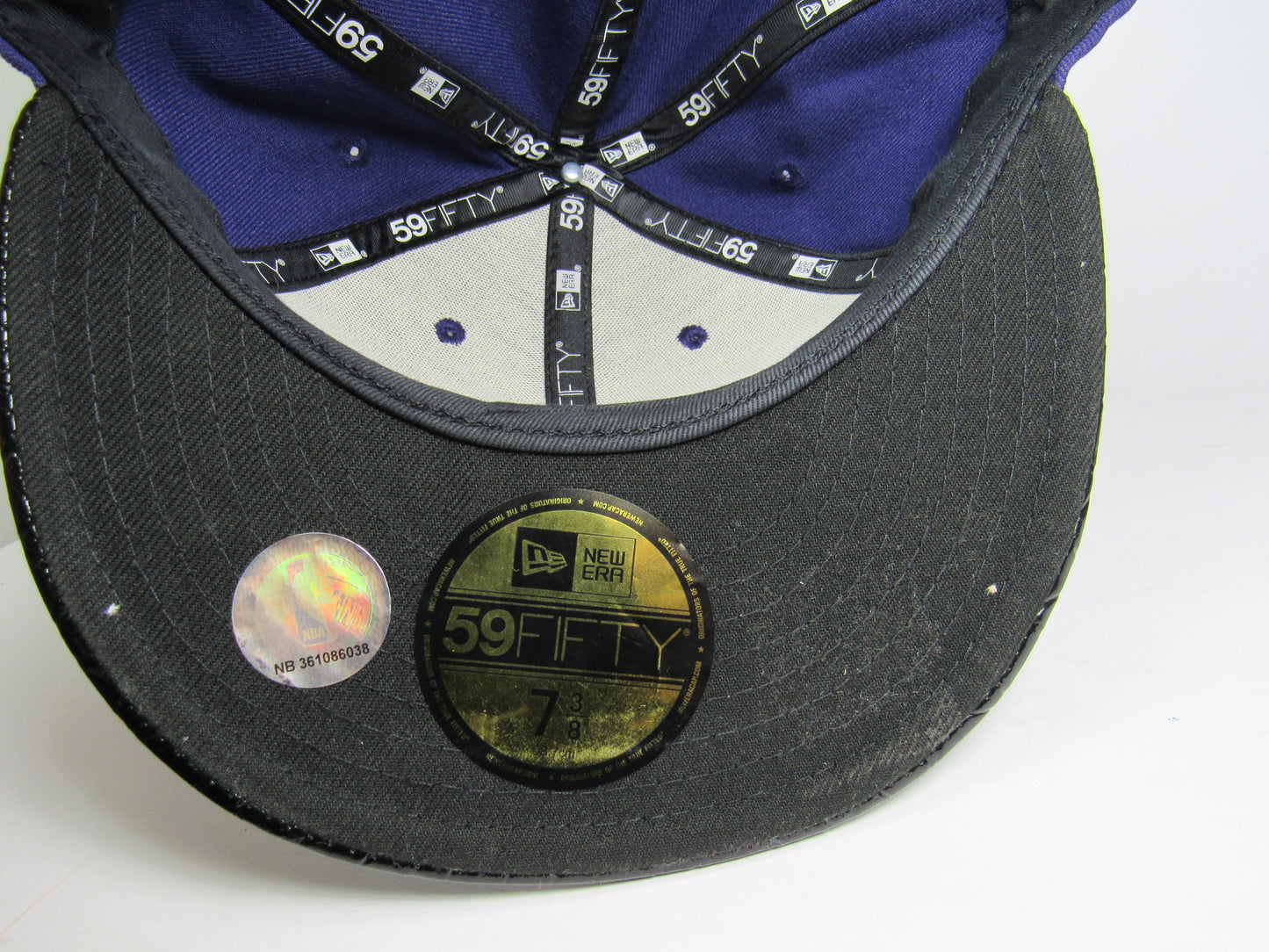 GORRA PLANA NEW ERA LAKERS PURPLE (7 3/8)