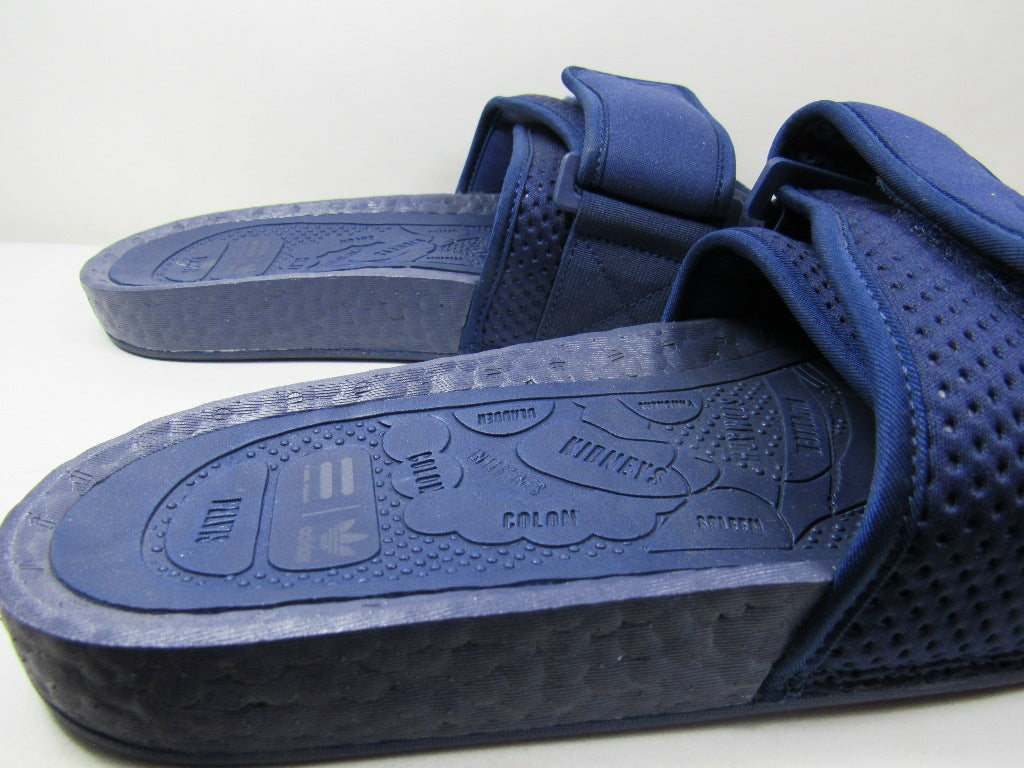 SANDALIAS ADIDAS BOOST HU HU PHARELL NAVY EN CAJA BLUE