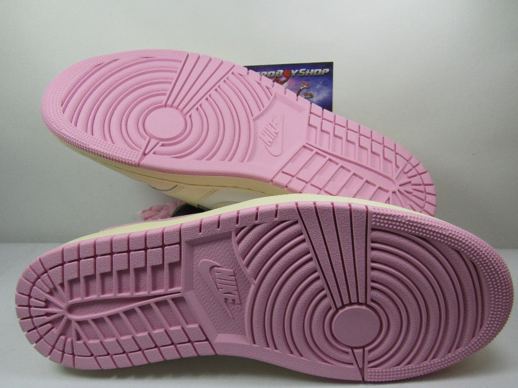 JORDAN 1 LOW TRAVIS SCOTT SHY PINK EN CAJA