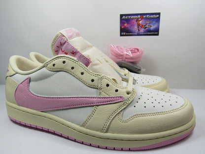 JORDAN 1 LOW TRAVIS SCOTT SHY PINK EN CAJA
