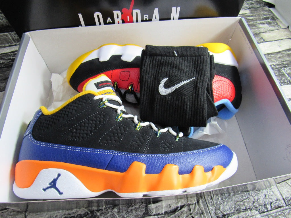 JORDAN 9 LOW WHAT THE KILROY EN CAJA