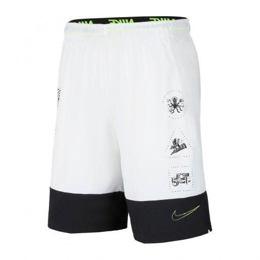 SHORT NIKE FLEX WHITE VOLT "LOGOS" TRAINING