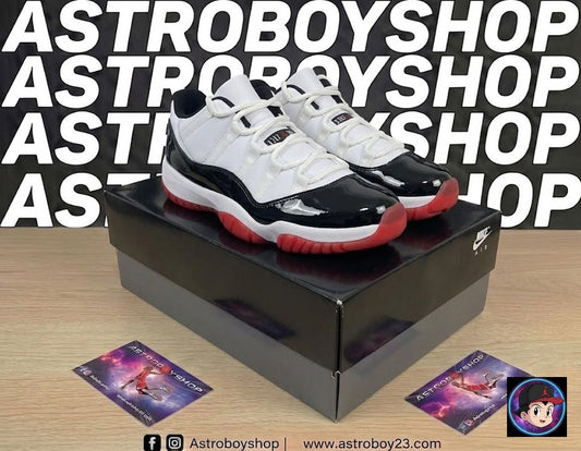 JORDAN 11 LOW CONCORD BRED EN CAJA