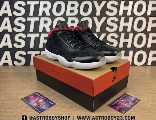 JORDAN 11 LOW IE BRED EN CAJA