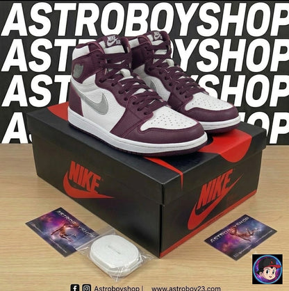 JORDAN 1 HIGH BORDEAUX EN CAJA