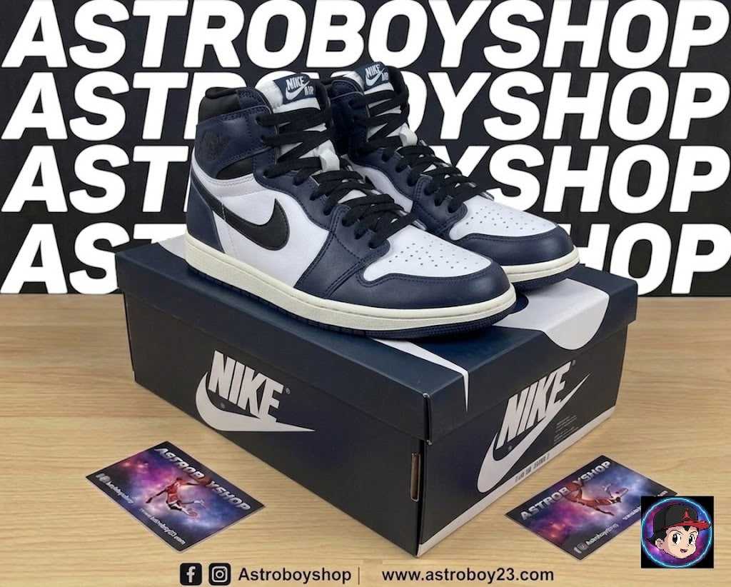 JORDAN 1 HIGH MIDNIGHT NAVY EN CAJA