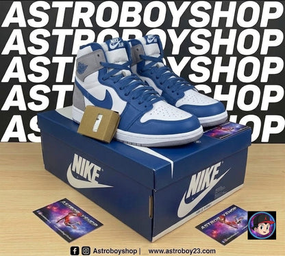 JORDAN 1 HIGH TRUE BLUE EN CAJA